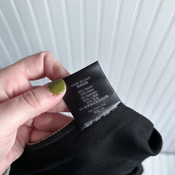 Rhude Black & Gold Side Stripe Jogger Traxedo Pants Size Small - Picture 11 of 11